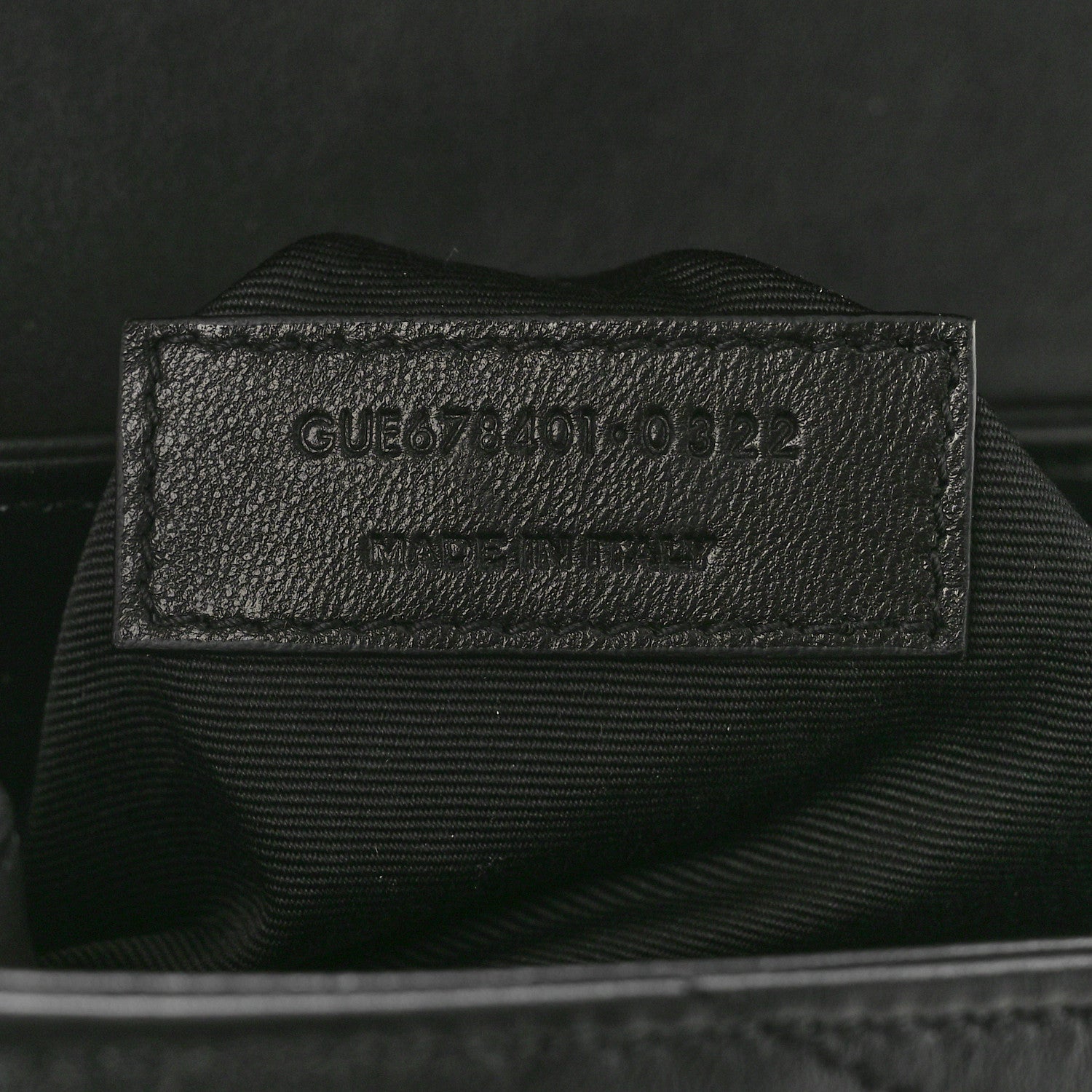 Saint Laurent Calfskin Y Quilted Monogram Toy Loulou Crossbody Bag Black 8 of 11