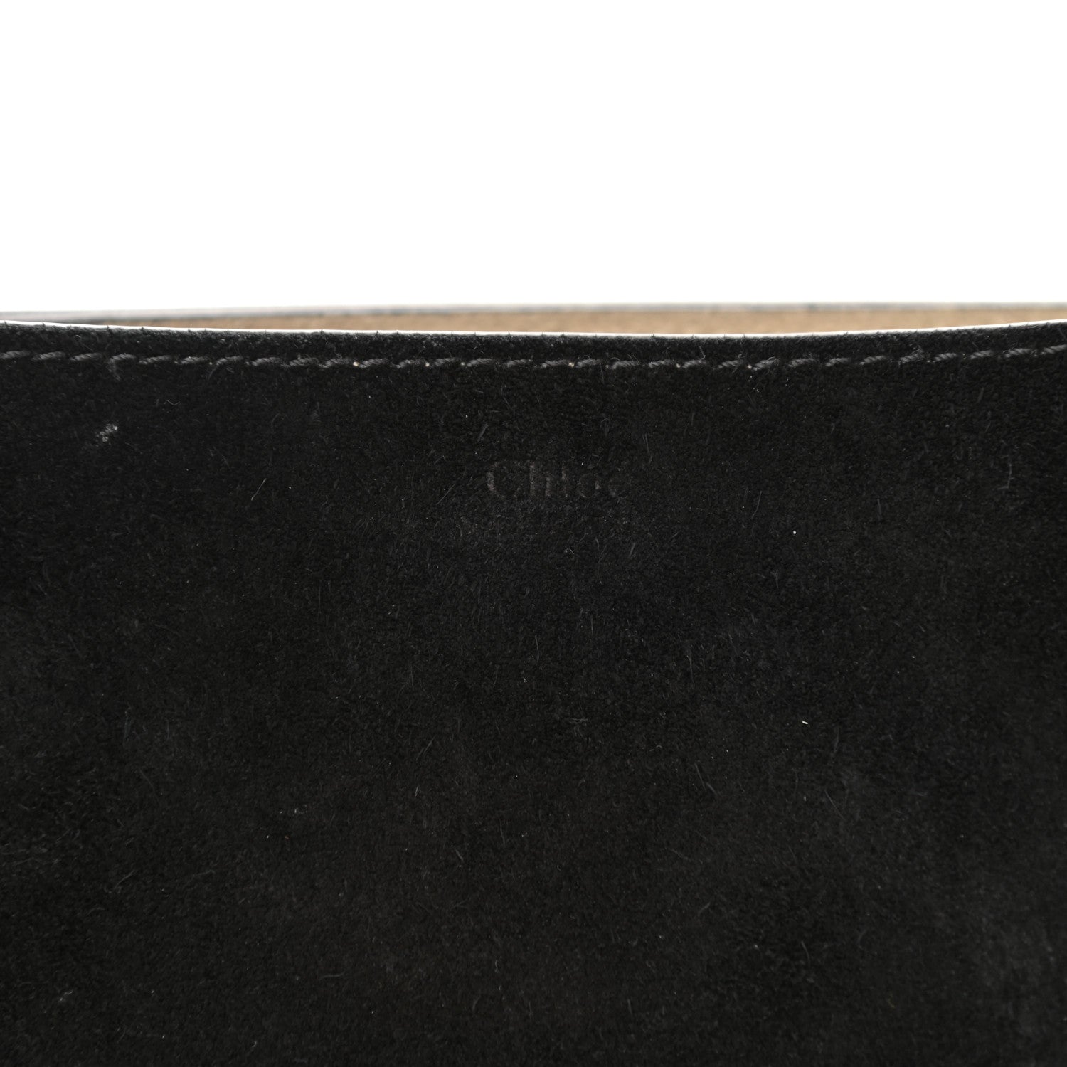 Chloe Suede Smooth Calfskin Medium Drew Shoulder Bag Black 6 of 13