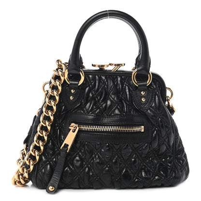 Marc Jacobs Quilted Leather Stam Black 1 of 7