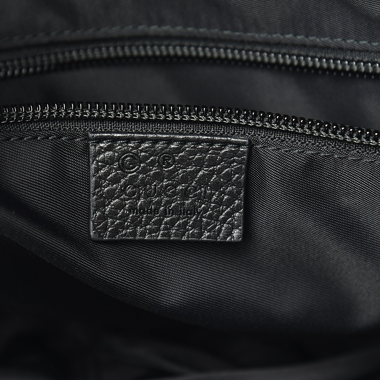 Gucci Nylon Monogram Tote Black 5 of 9