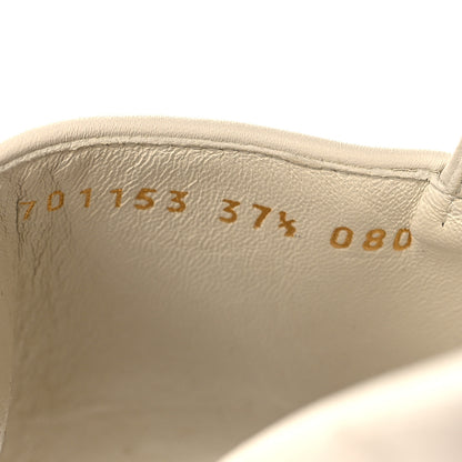Gucci GG Supreme Monogram Granada Kid Angelina Platform 35mm Slingback Sandals 37.5 White Mystic White 7 of 9