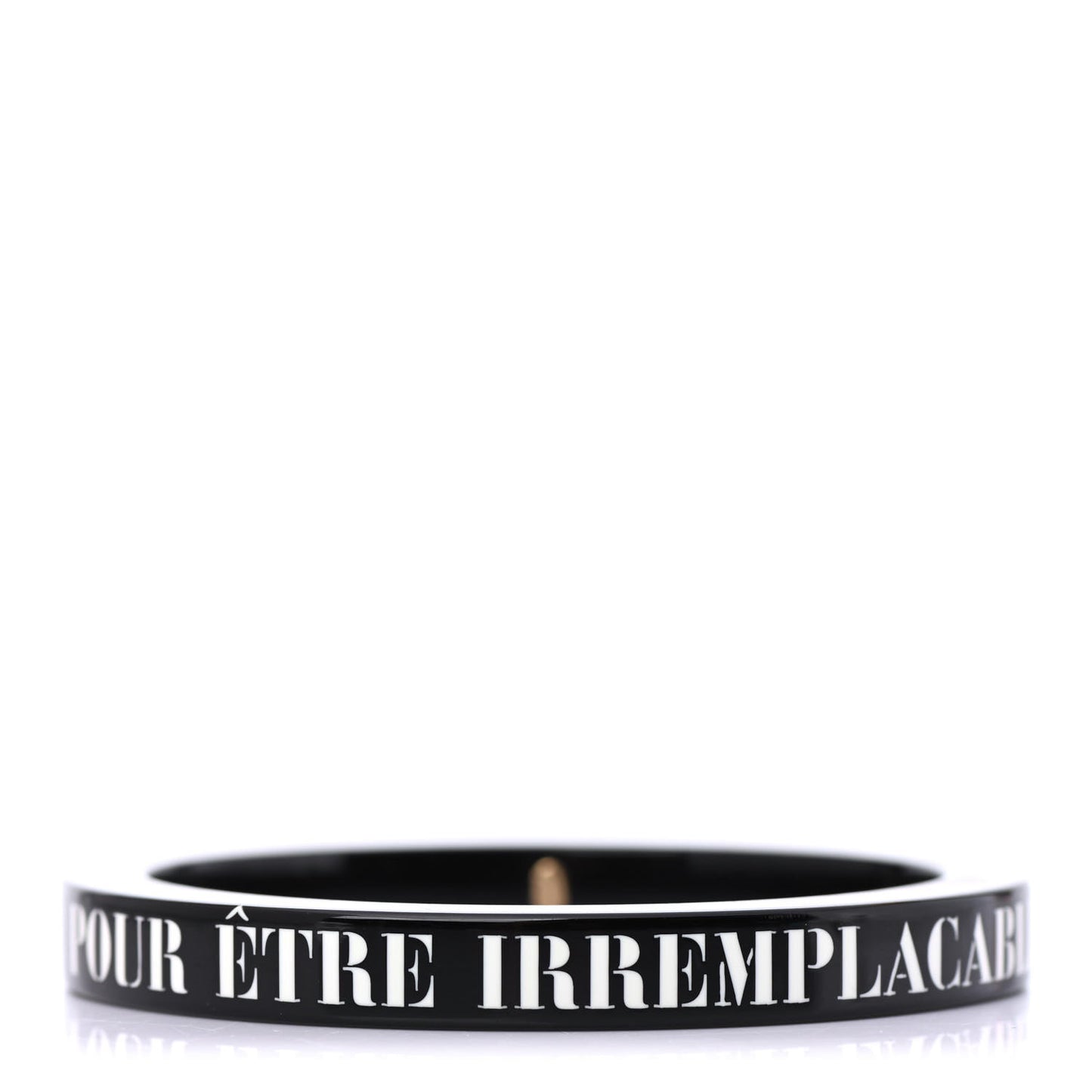 Resin Pour Etre Irremplaçable Bangle Bracelet Black