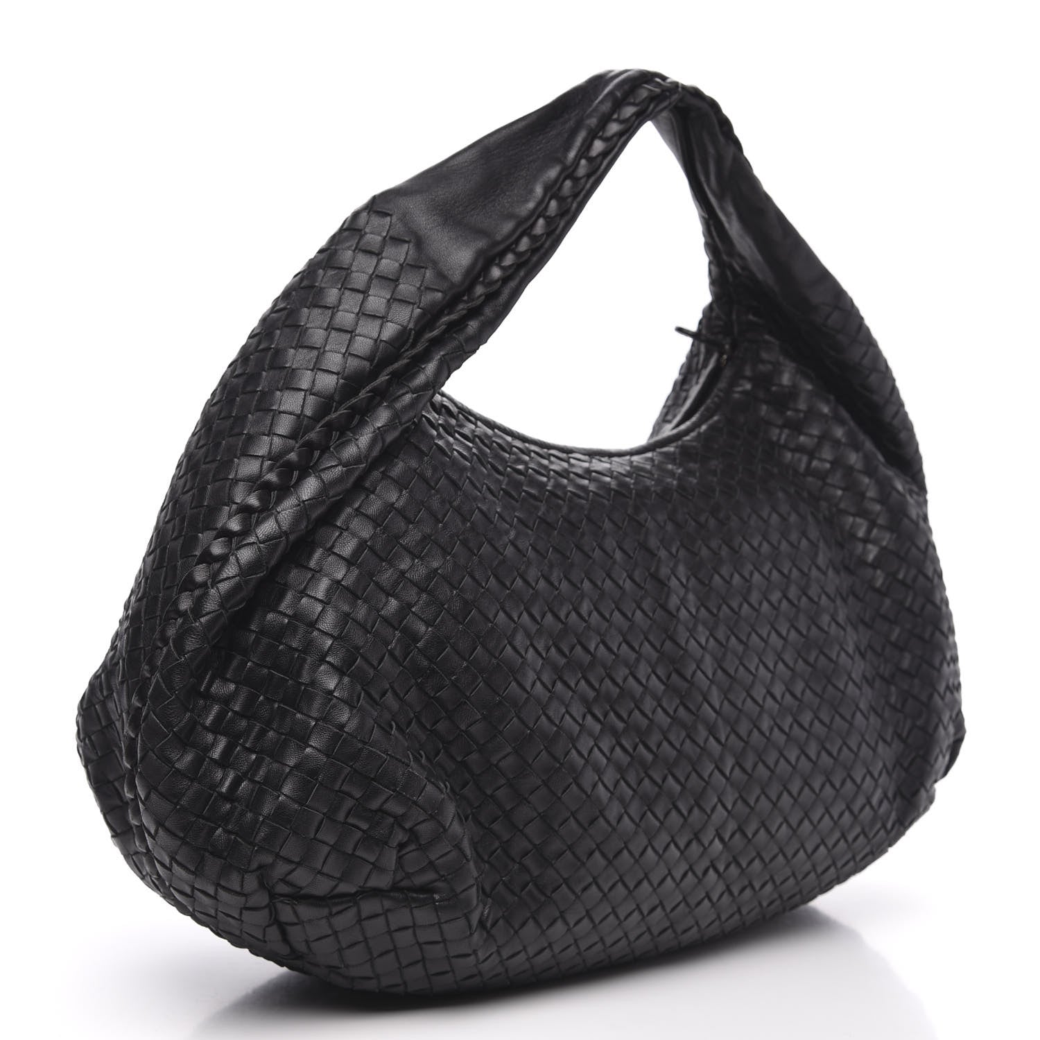 Bottega Veneta Nappa Intrecciato Large Belly Veneta Hobo Black 3 of 12