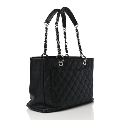 Chanel Caviar Quilted Grand Shopping Tote GST Black 3 of 12