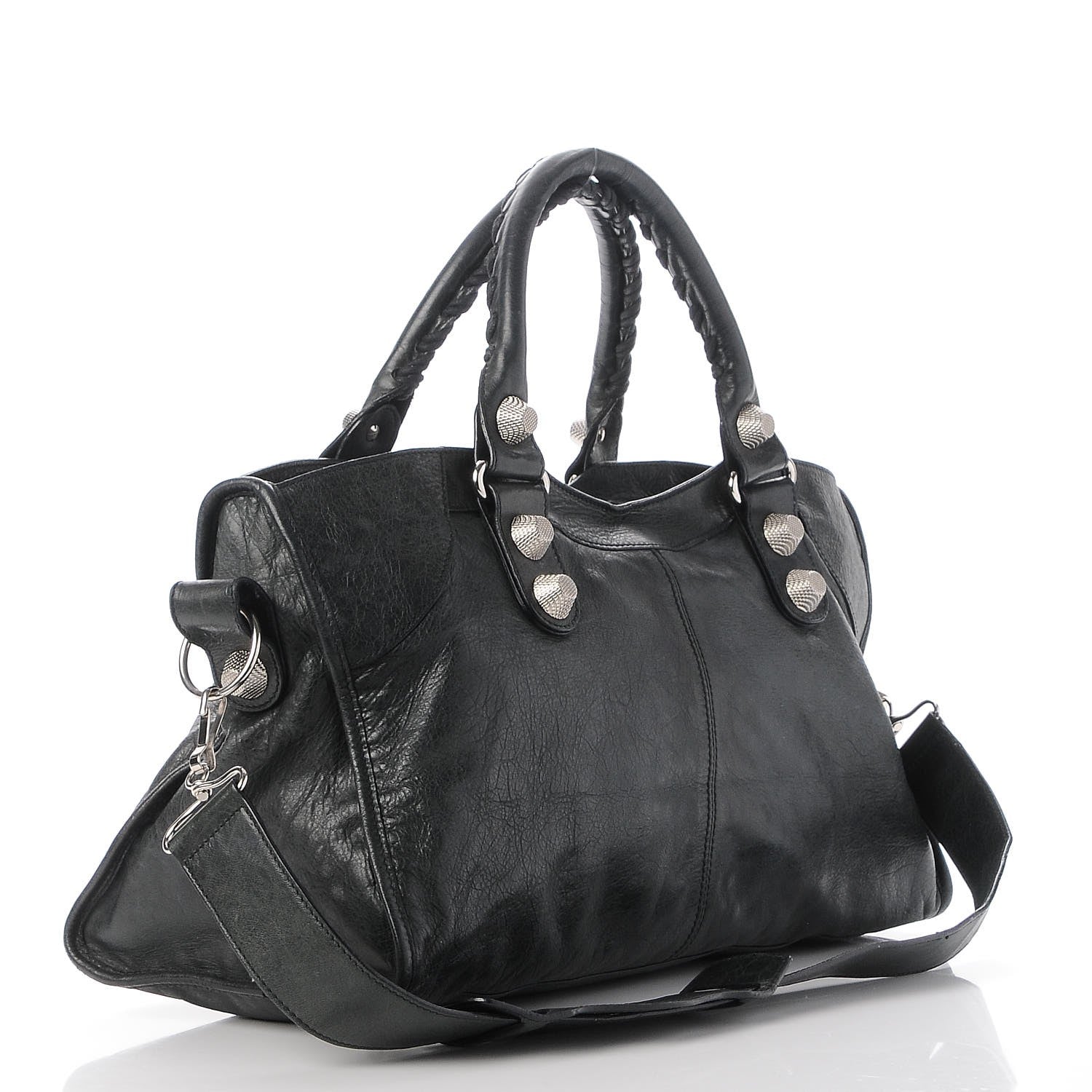 Balenciaga Agneau Giant 21 Silver Hardware Part Time Black 4 of 8