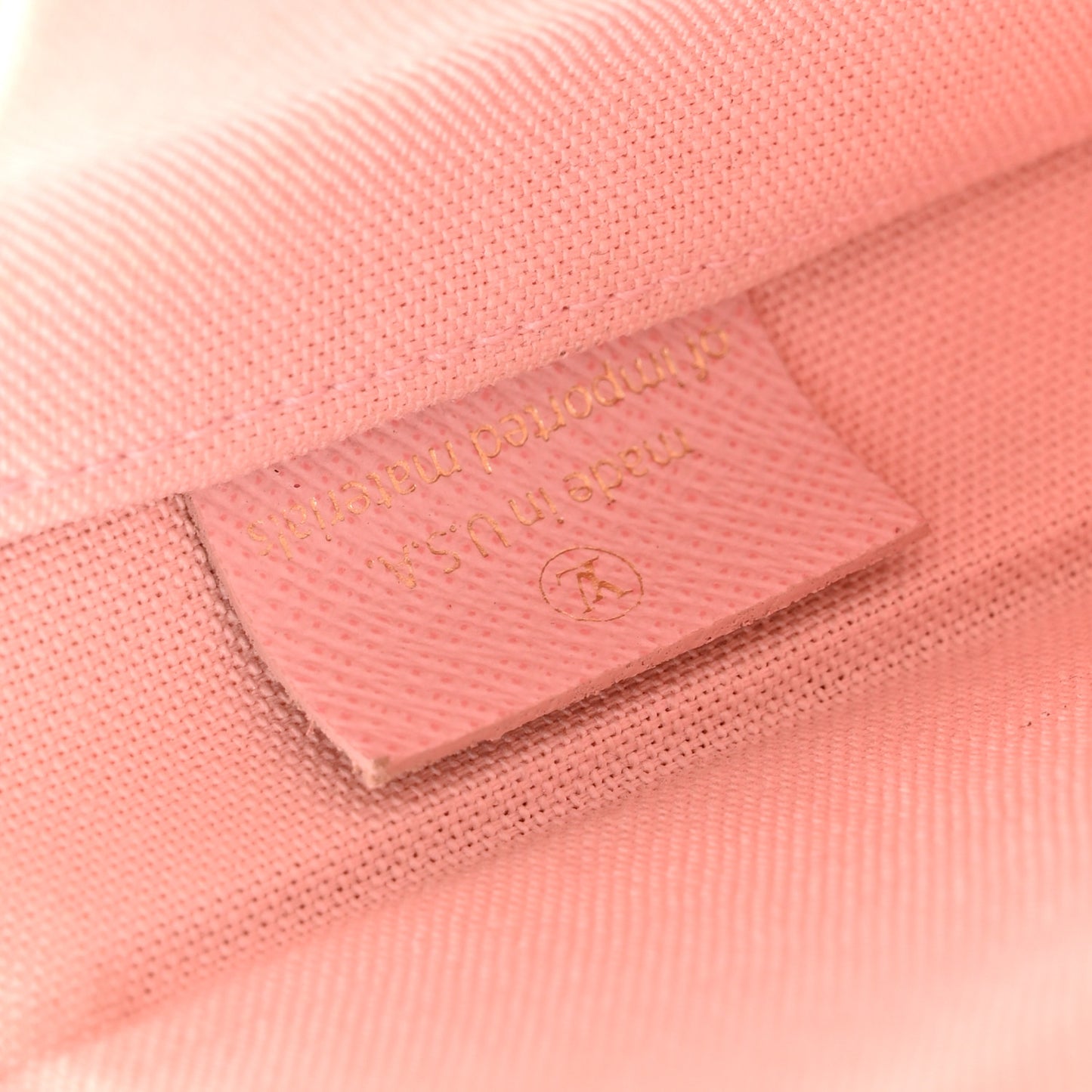 Damier Azur Pochette Felicie Chain Wallet Rose Ballerine