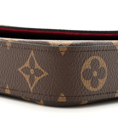 Louis Vuitton Monogram Pochette Felicie Chain Wallet Fuchsia 9 of 10