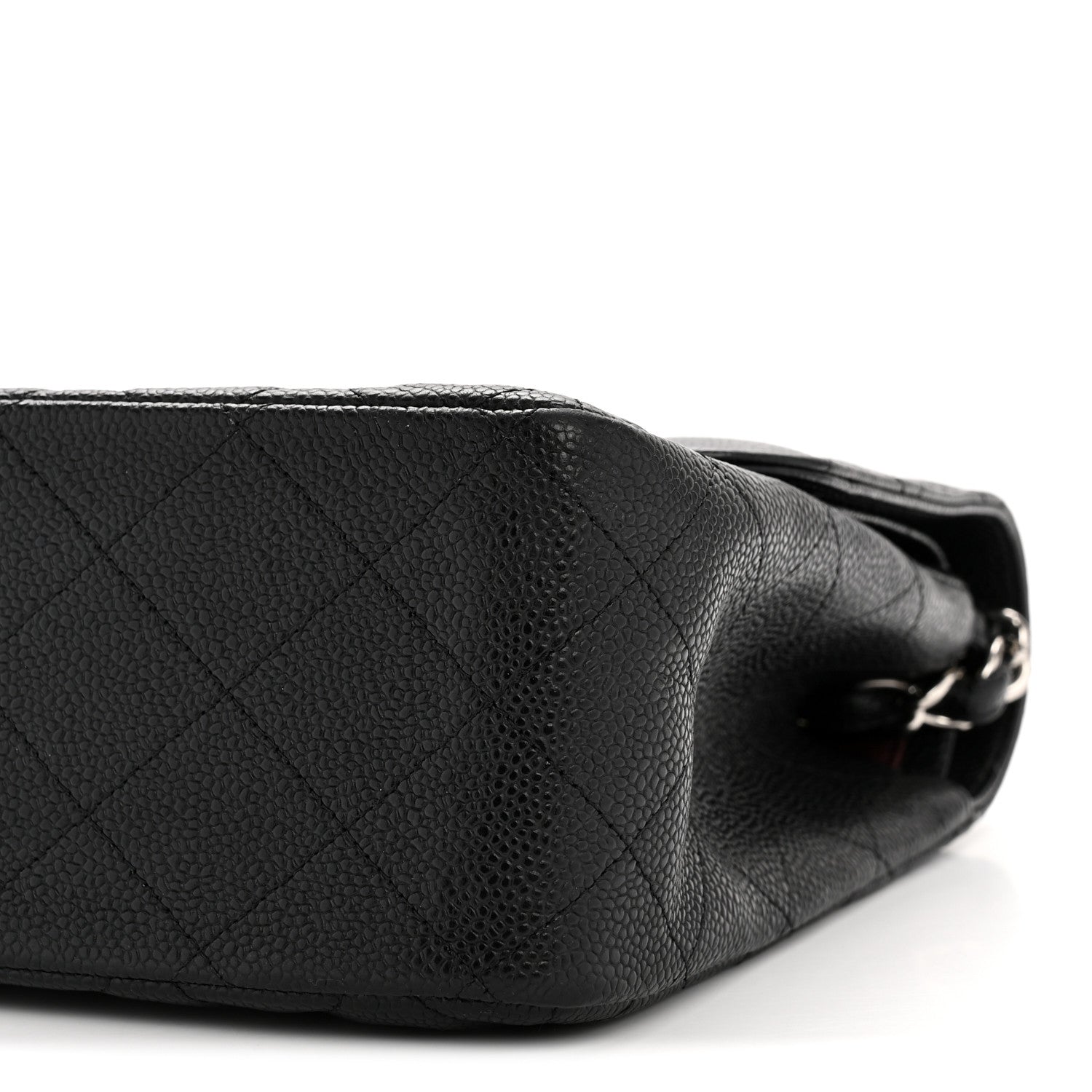 Chanel Caviar Quilted Jumbo Double Flap Black 10 of 12