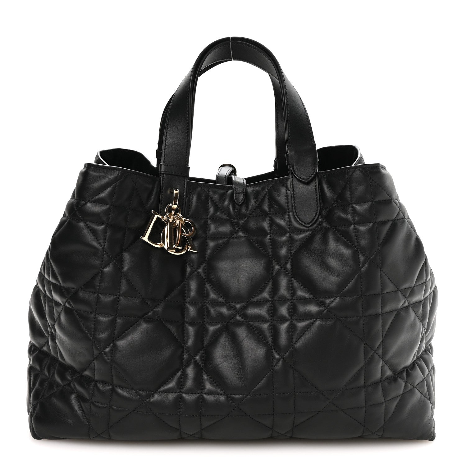 Christian Dior Calfskin Macrocannage Large Toujours Black 1 of 12