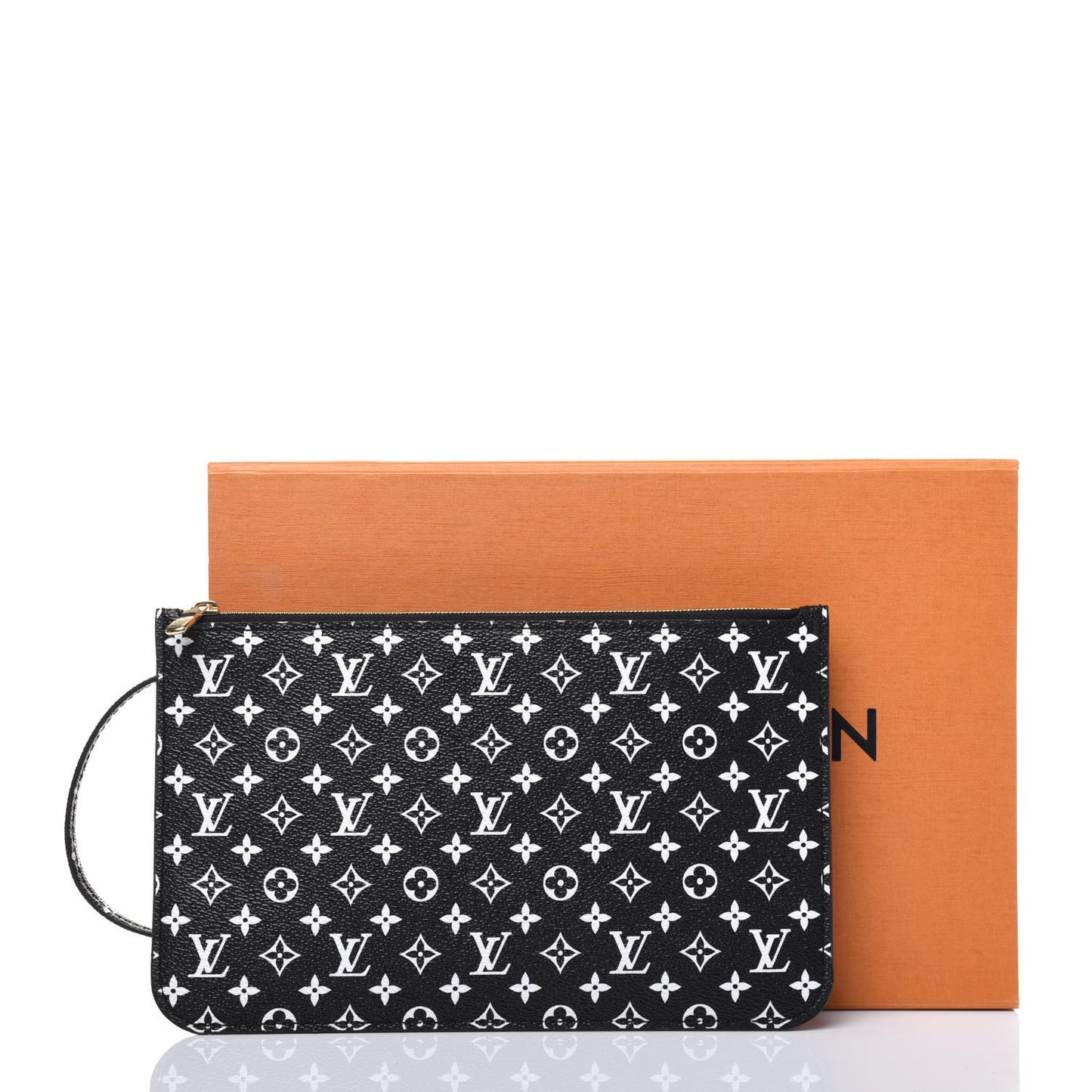 Monogram Giant Jungle Neverfull MM GM Pochette Black