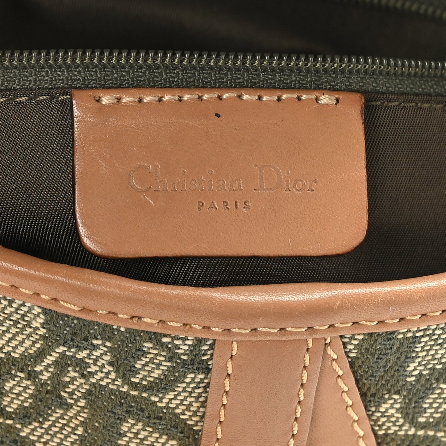 Monogram Saddle Bag Green