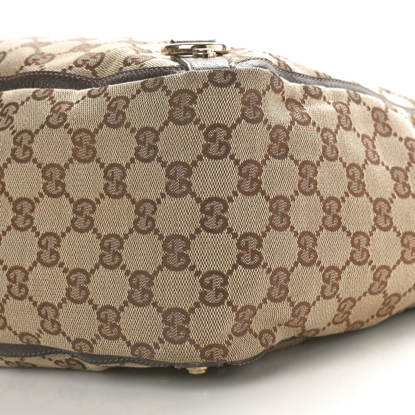 Monogram Abbey Tote Dark Brown