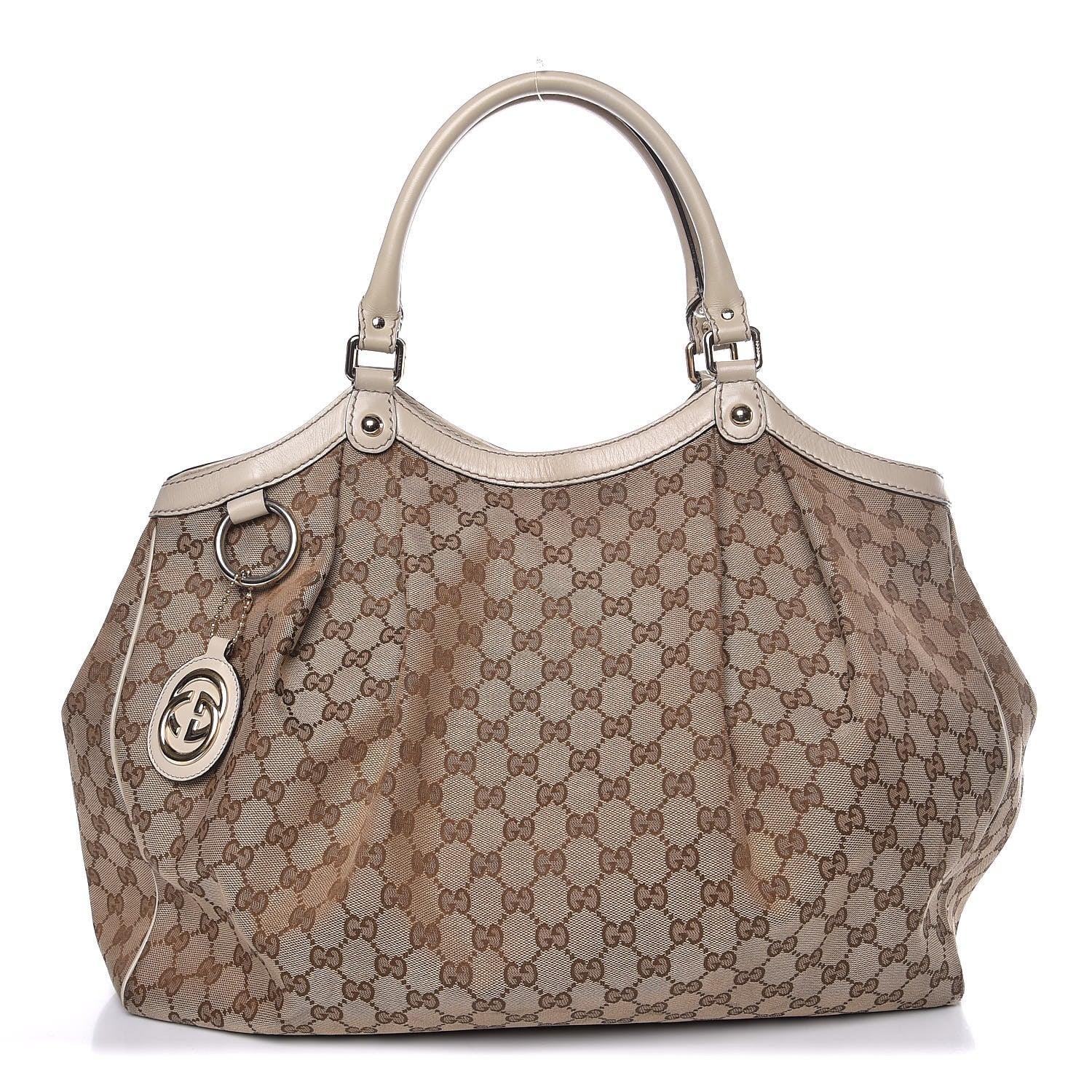 Gucci Monogram Large Sukey Tote Off White 1 of 7