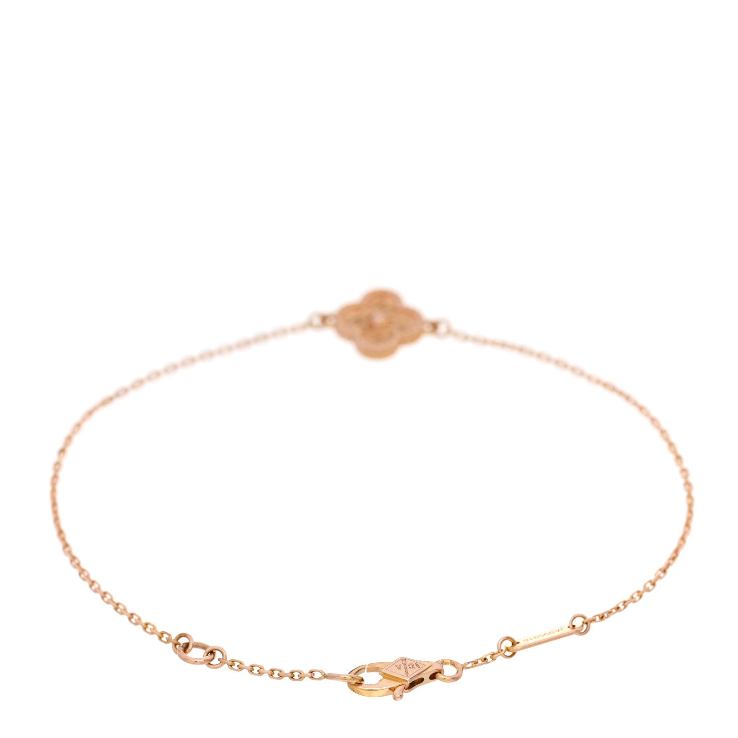 Van Cleef & Arpels VAN CLEEF & ARPELS 18K Rose Gold Sweet Alhambra Bracelet 2 of 5