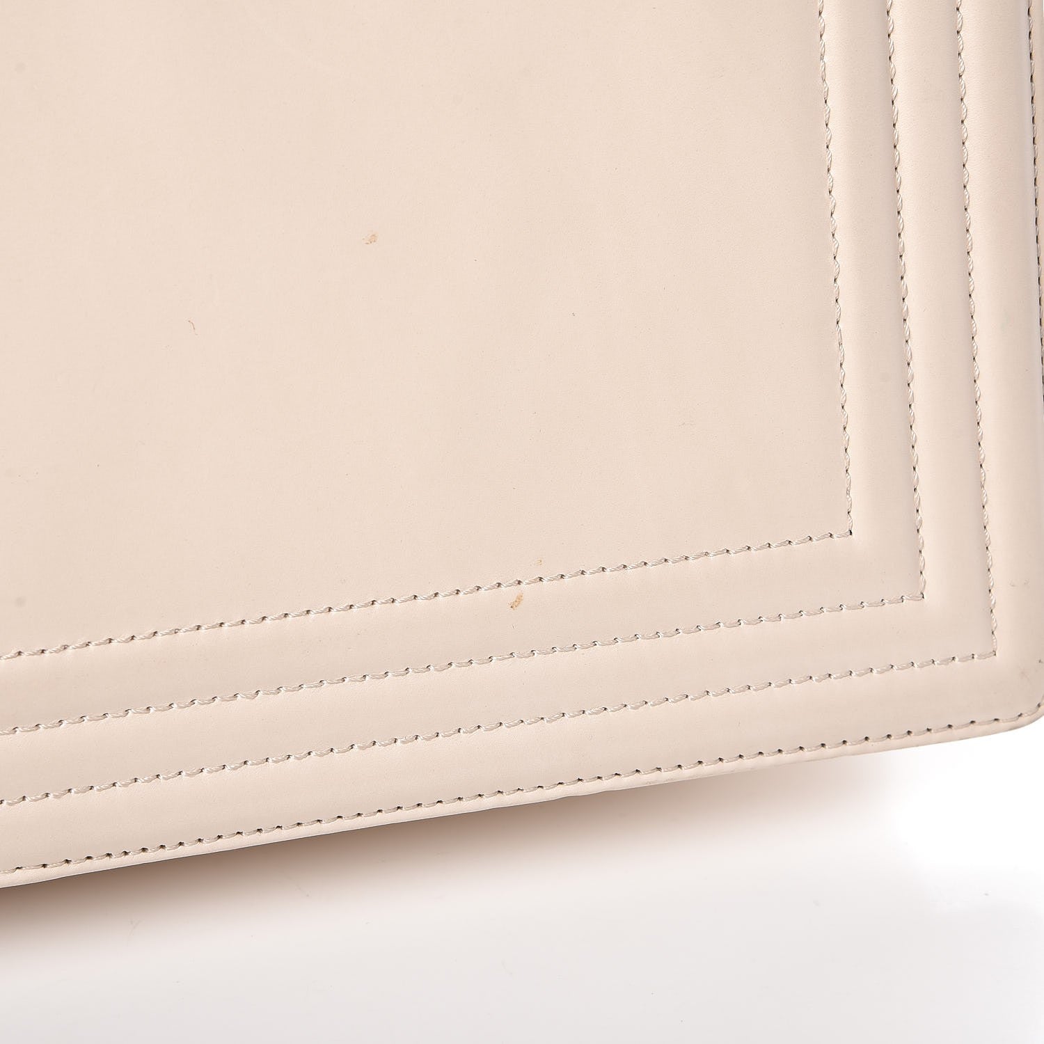 Chanel Glazed Calfskin Large Boy Flap Beige Clair 11 of 16