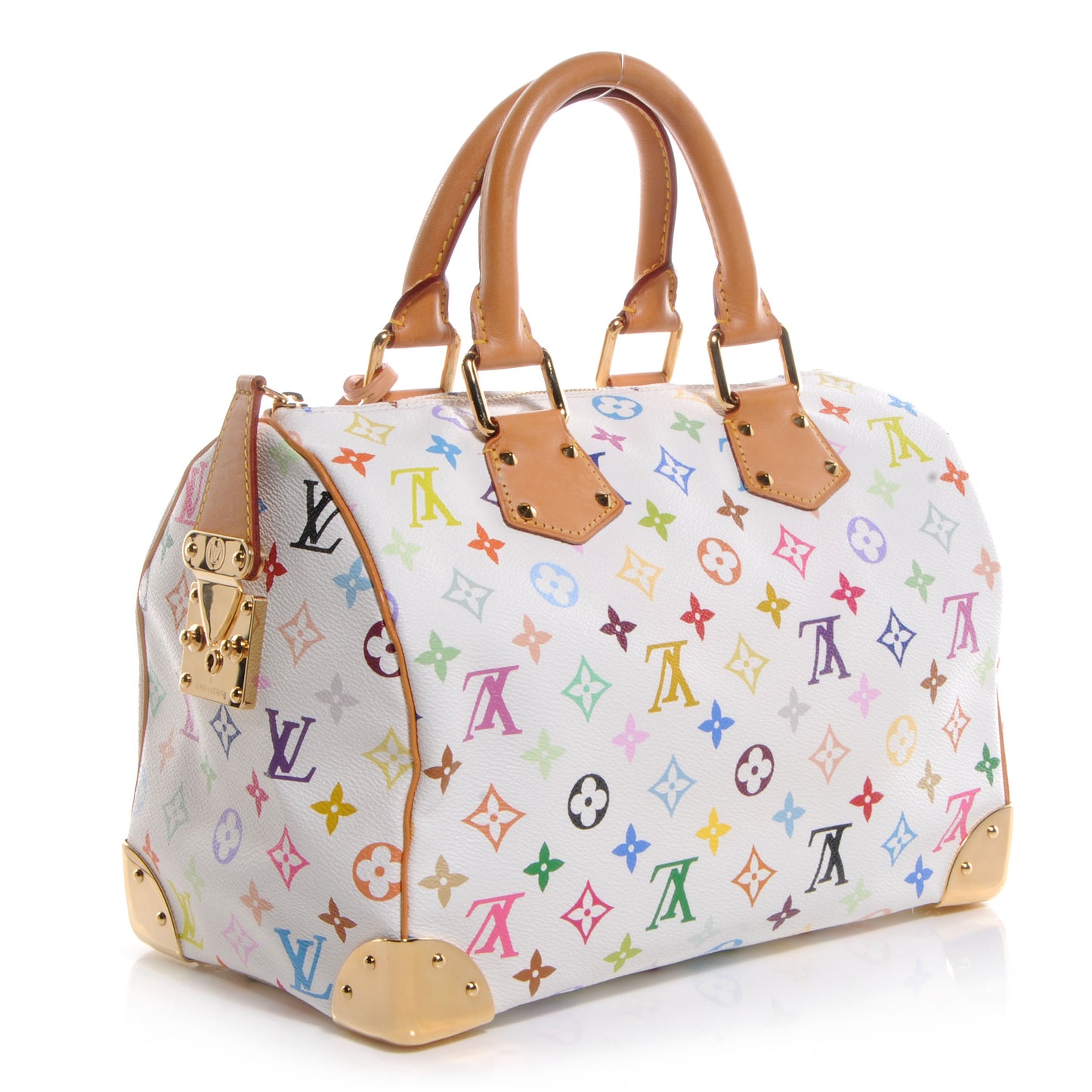 Monogram Multicolor Speedy 30 White