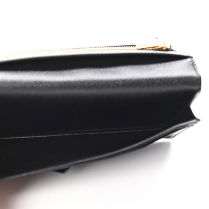 Hermes Epsom Bearn Gusset Wallet Black 5 of 11