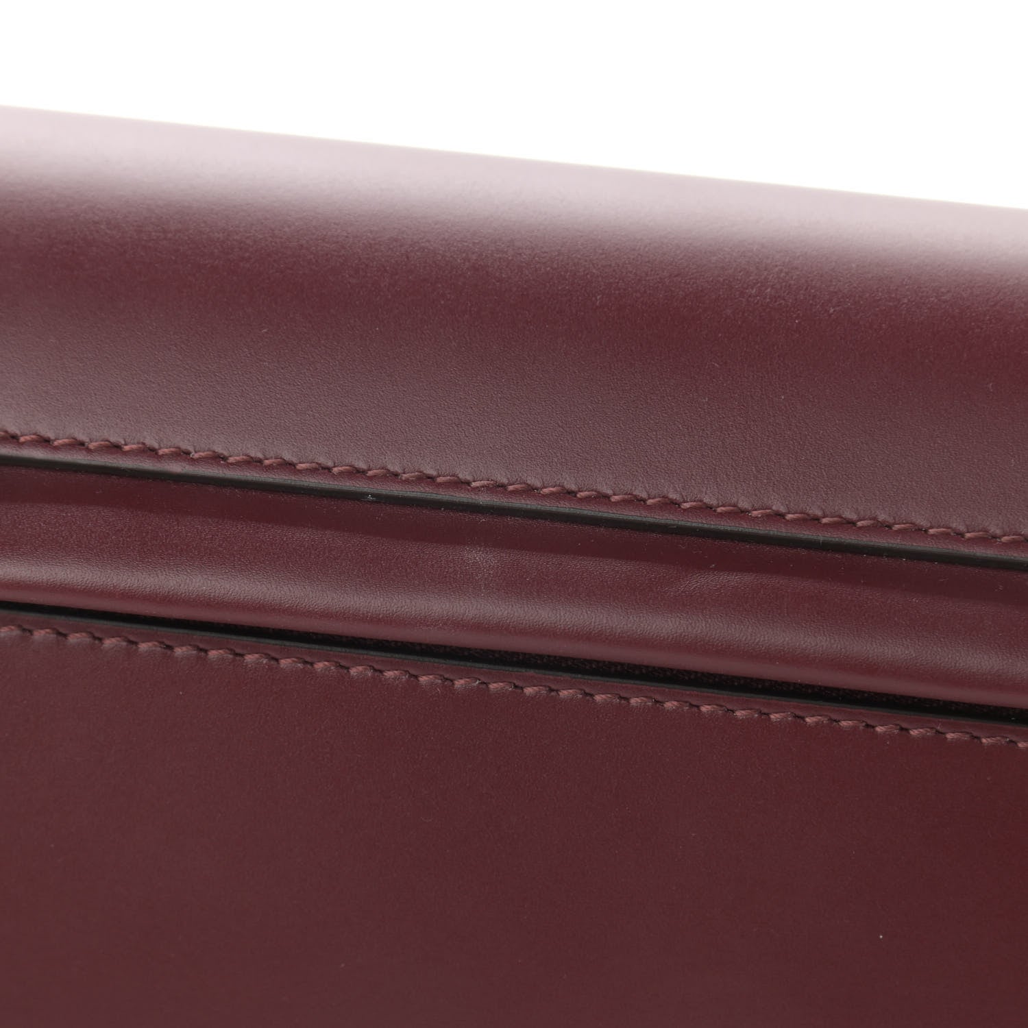 Burberry Calfskin Small Olympia Shoulder Bag Burgundy 11 of 11