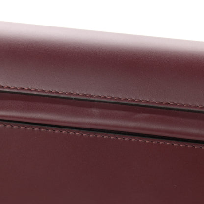 Burberry Calfskin Small Olympia Shoulder Bag Burgundy 11 of 11