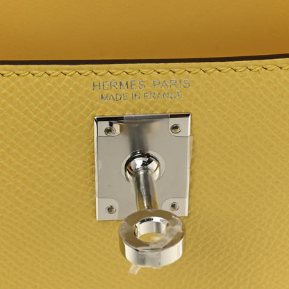 Hermes Epsom Mini Kelly Sellier 20 Jaune Mango 6 of 12