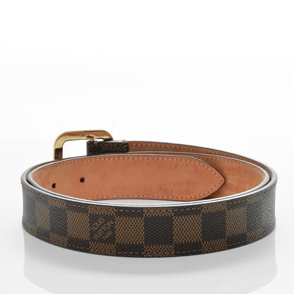 Louis Vuitton Damier Ebene Tresor Belt 90 36 3 of 8
