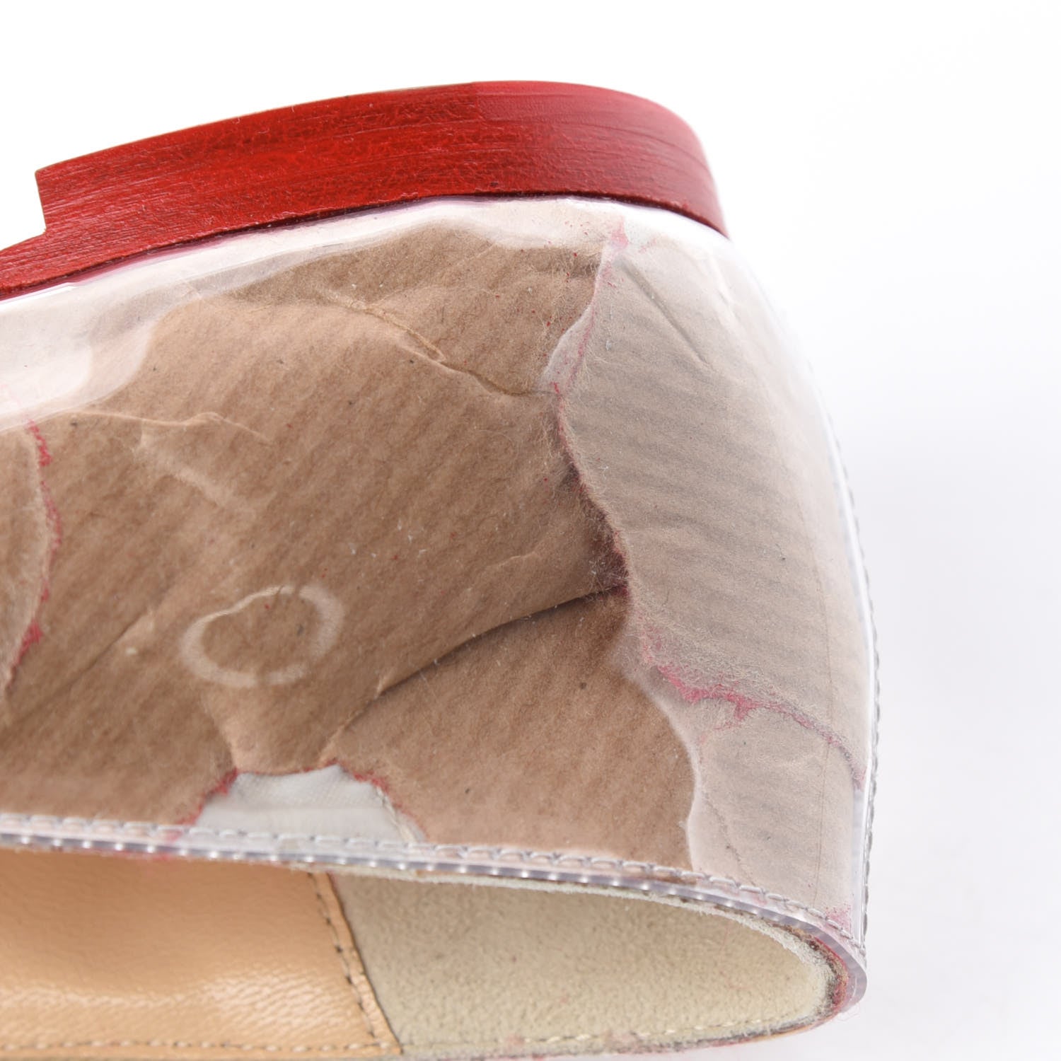 Christian Louboutin Loubi Kraft PVC Ballalla Flats 35.5 Kraft 9 of 11
