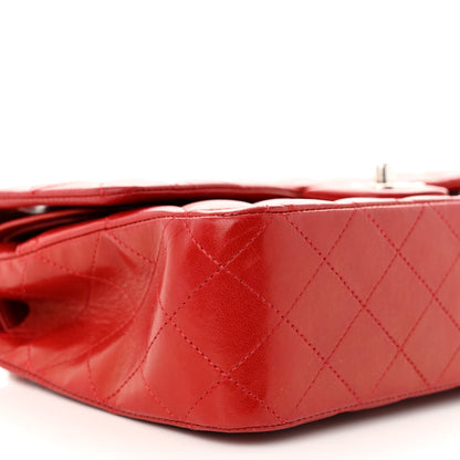 Chanel Lambskin Quilted Medium Double Flap Red 9 of 12