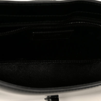 Saint Laurent Patent Le 5 A 7 Monochrome Hobo Black 5 of 12