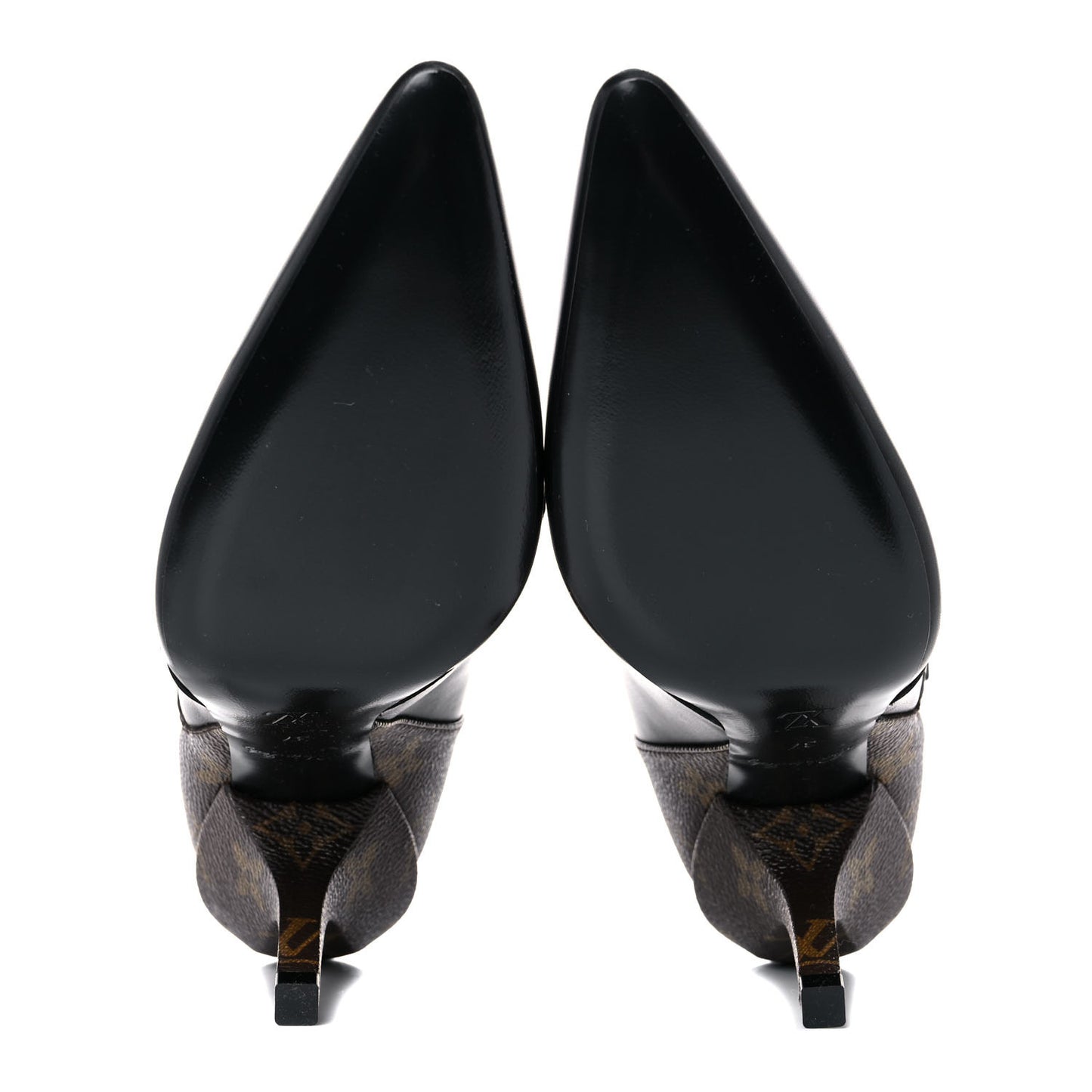 Calfskin Monogram Janet Ankle Boots 37 Black