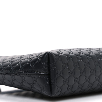 Gucci Microguccissima Flat Crossbody Black 9 of 10