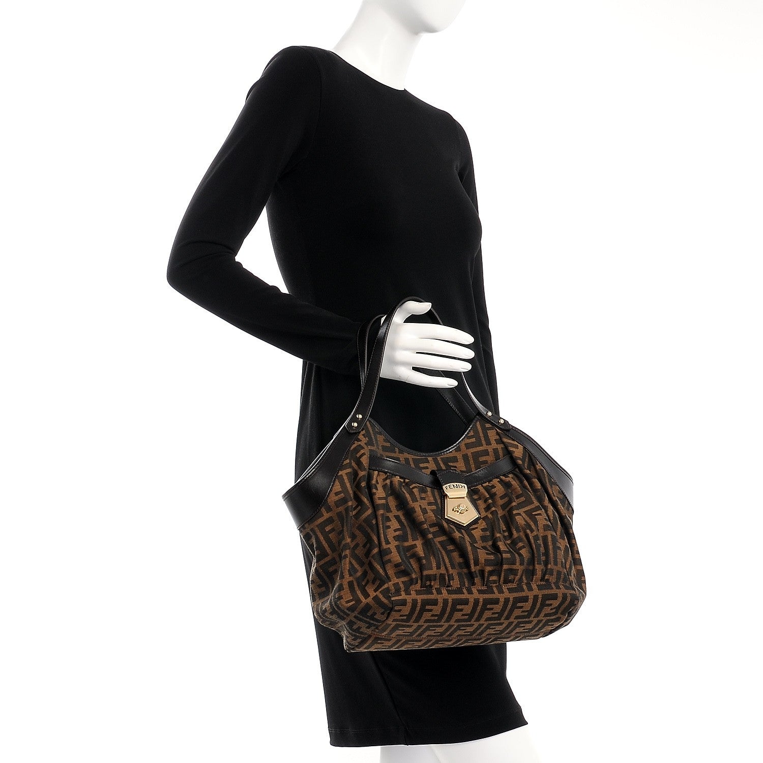 Fendi Zucca Large Chef Tote Tobacco 2 of 7