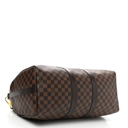 Louis Vuitton Damier Ebene Keepall Bandouliere 45 4 of 9