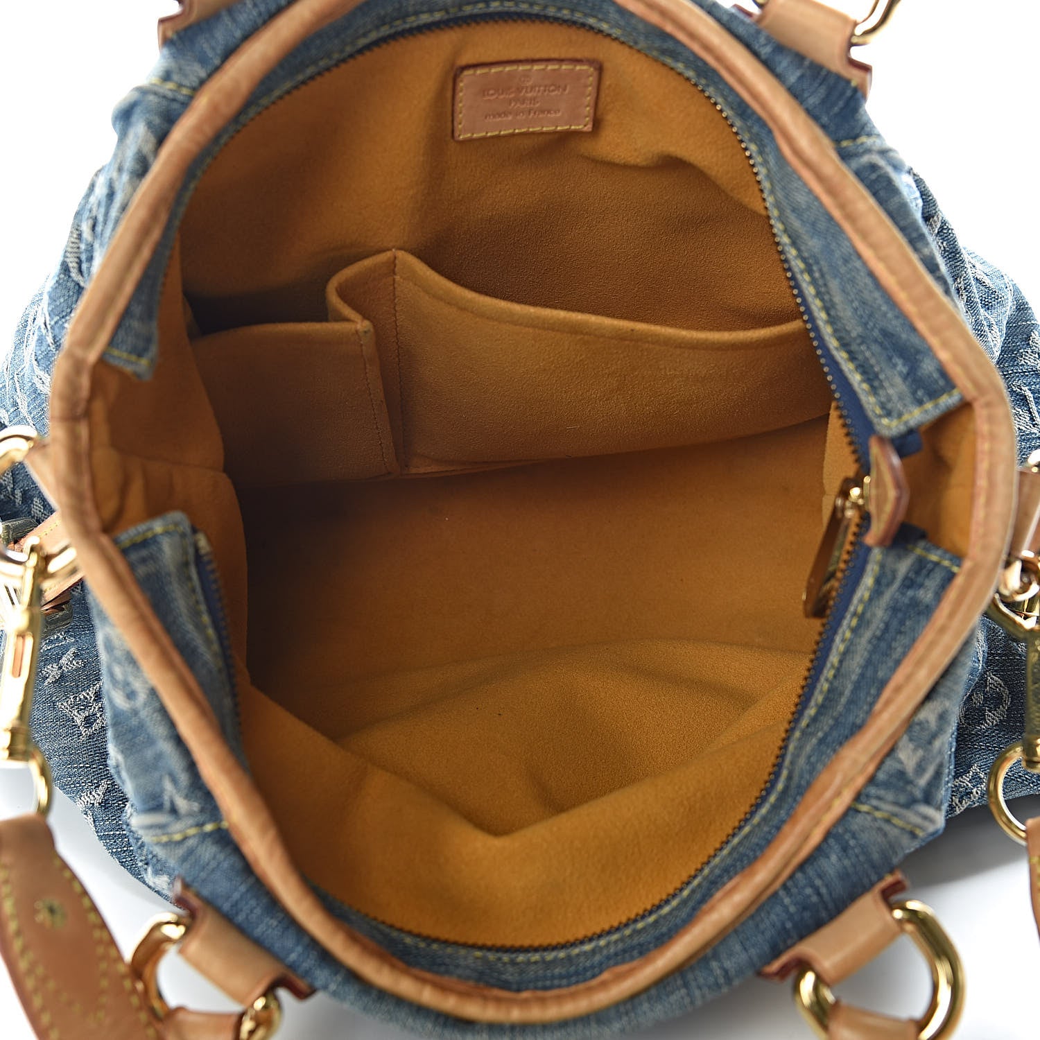 Louis Vuitton Denim Neo Cabby MM Blue 5 of 18