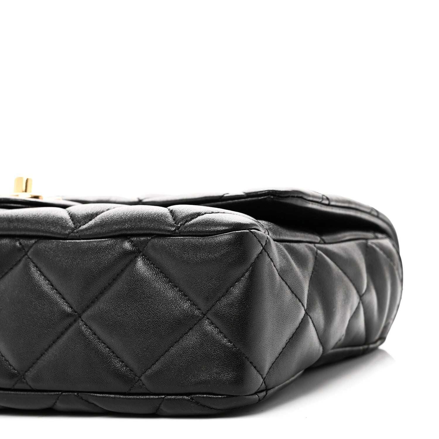 Chanel Lambskin Quilted Large CC Funky Town Flap Black 10 of 10