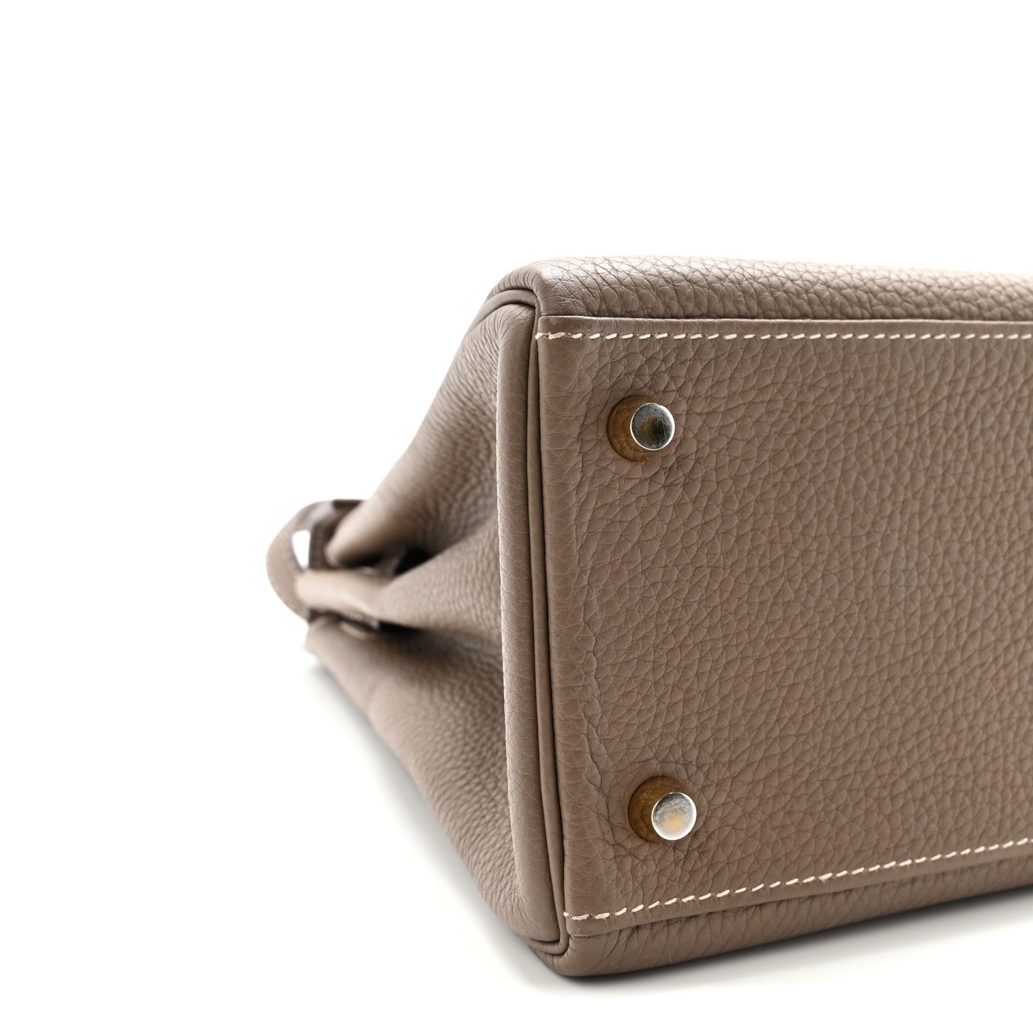 Hermes Togo Kelly Retourne 28 Etoupe 8 of 10