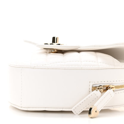 Chanel Lambskin Quilted CC In Love Heart Bag White 10 of 11