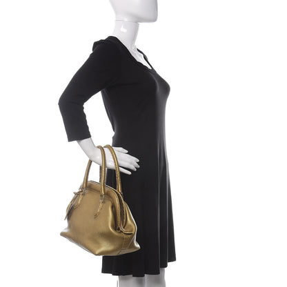 Fendi Cuoio Romano Selleria Adele 1328 Bag Oro Metallizzo 2 of 15