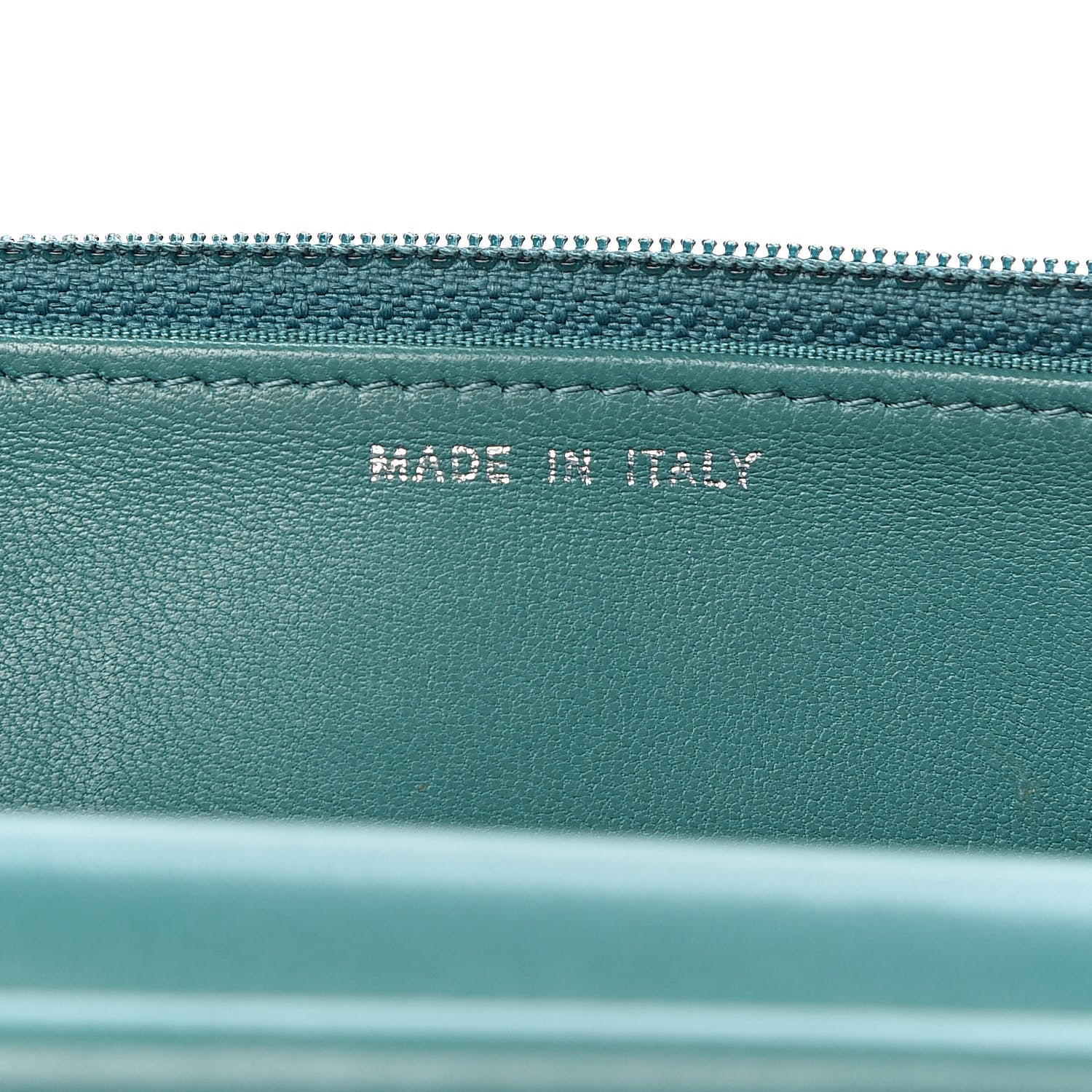 Chanel Lambskin Quilted Boy Wallet On Chain WOC Turquoise 7 of 13