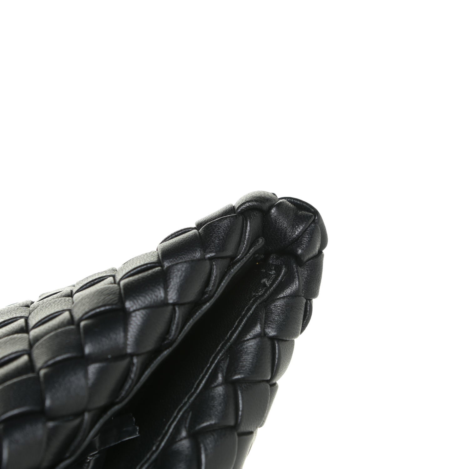 Bottega Veneta Nappa Intrecciato Crisscross Clutch Black 9 of 9