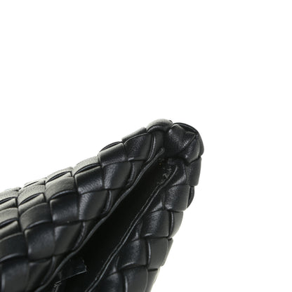 Bottega Veneta Nappa Intrecciato Crisscross Clutch Black 9 of 9
