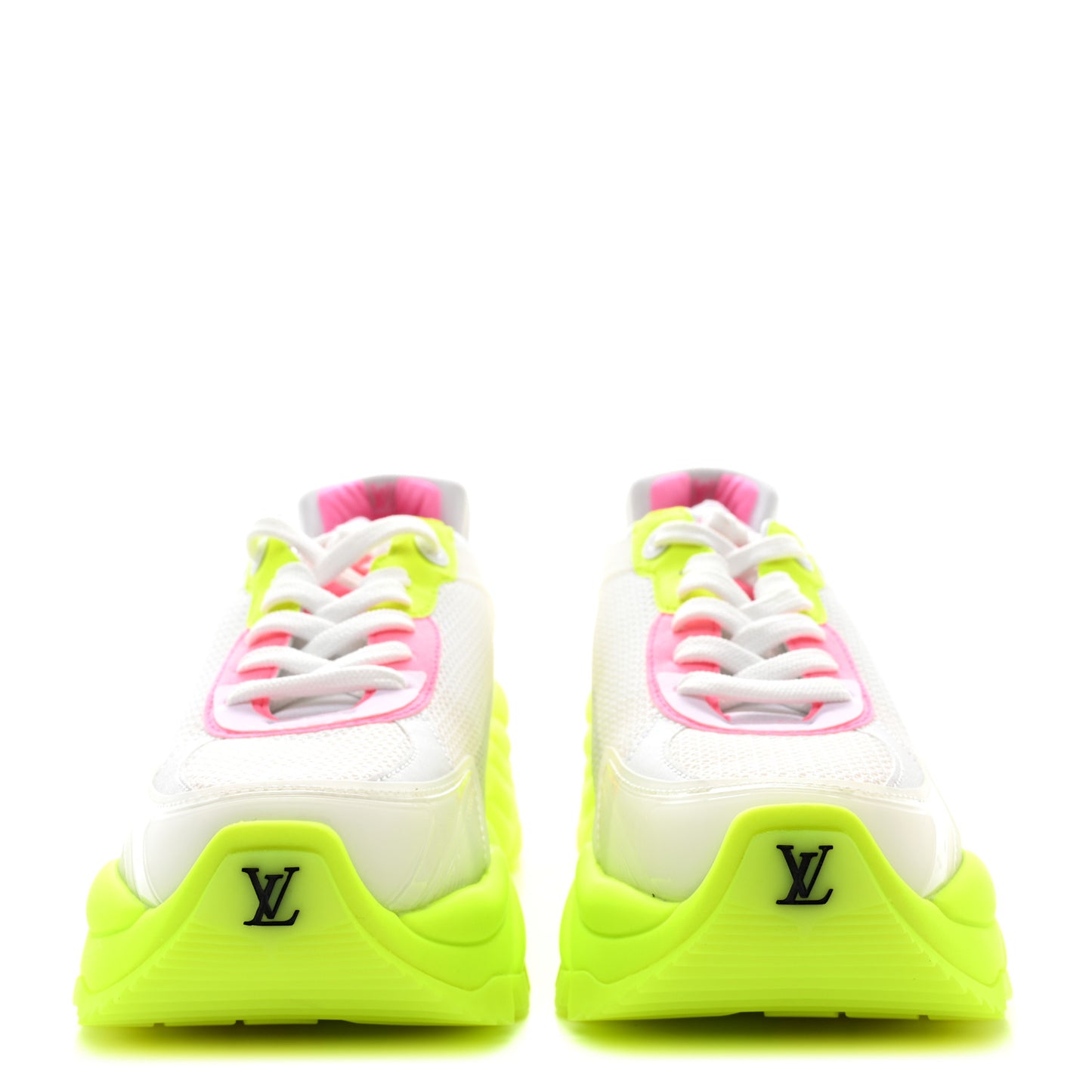 Monogram Calfskin Run 55 Sneakers 37 Yellow