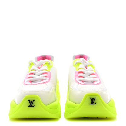 Louis Vuitton Monogram Calfskin Run 55 Sneakers 37 Yellow 2 of 8