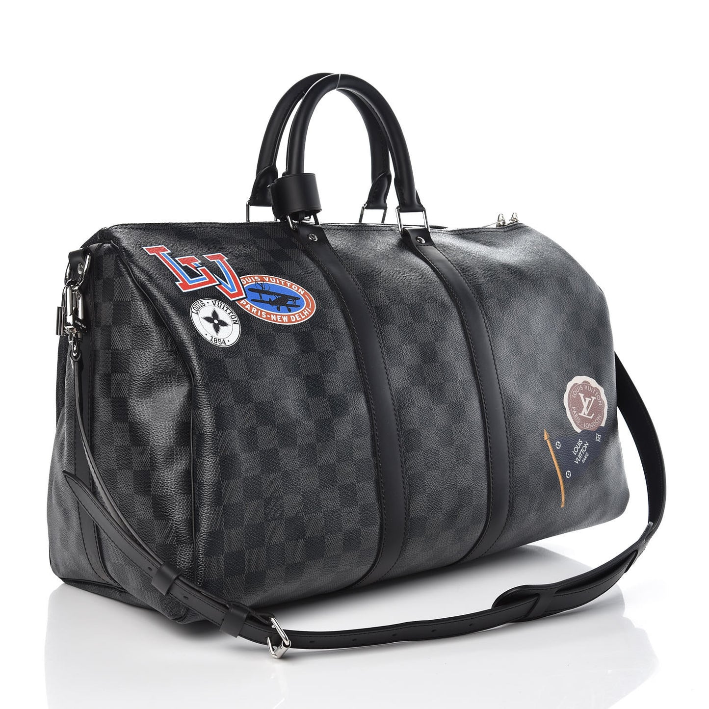 Damier Graphite LV League Keepall Bandouliere 45