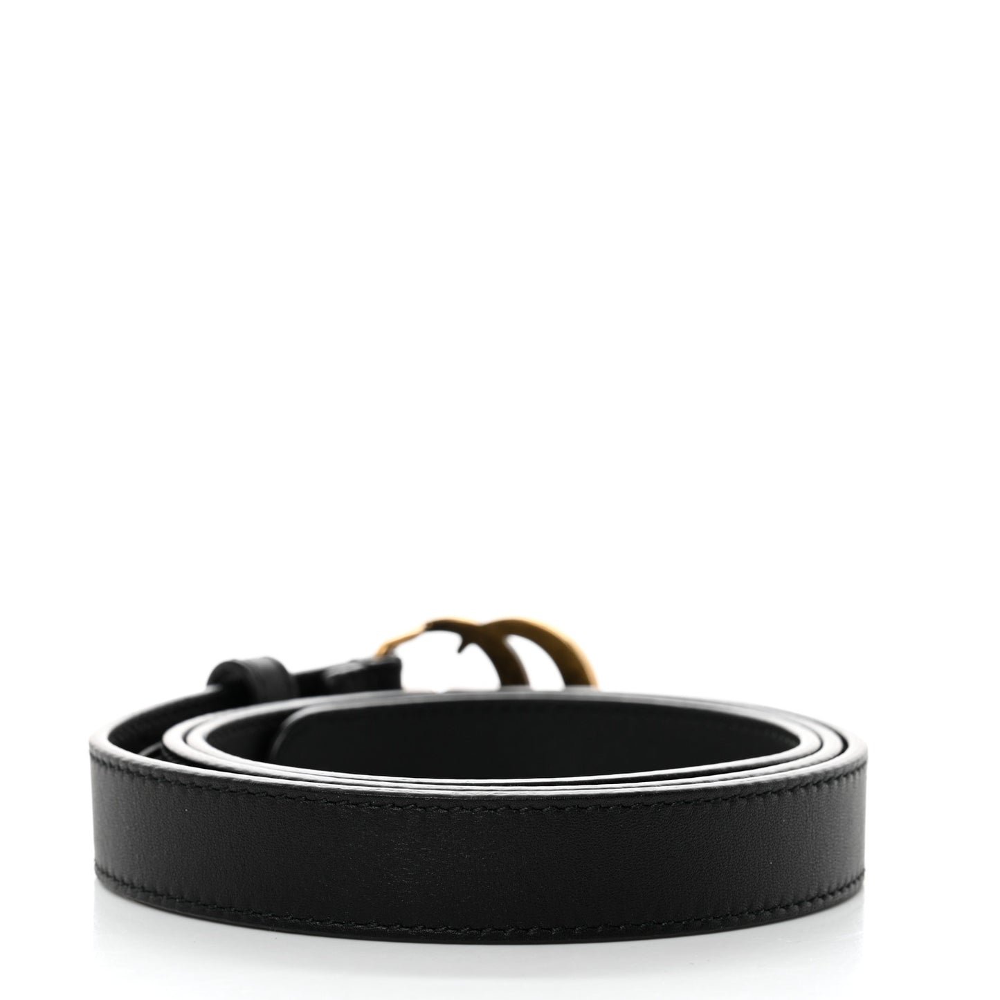 Calfskin Double G 20mm Belt 85 34 Black