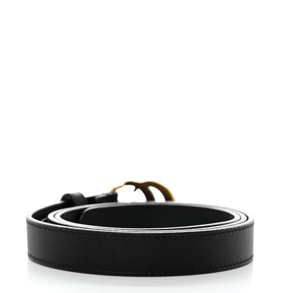 Gucci Calfskin Double G 20mm Belt 85 34 Black 2 of 6