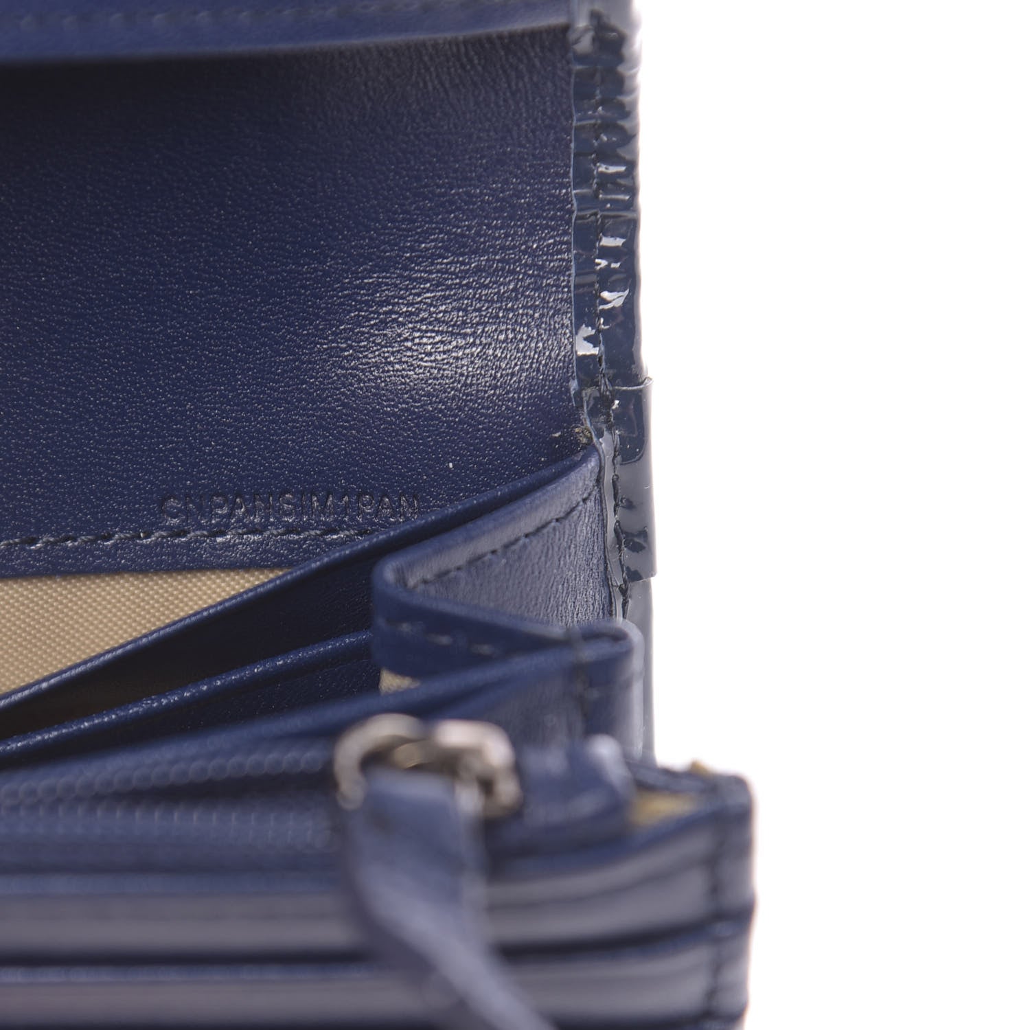 Burberry Supernova Check Penrose Continental Wallet Blue 8 of 8