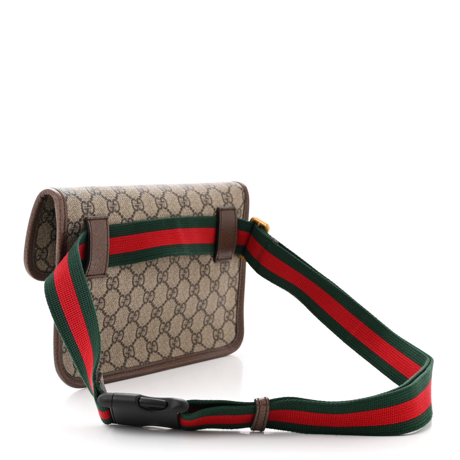 Gucci GG Supreme Monogram Neo Vintage Web Belt Bag Brown 3 of 10
