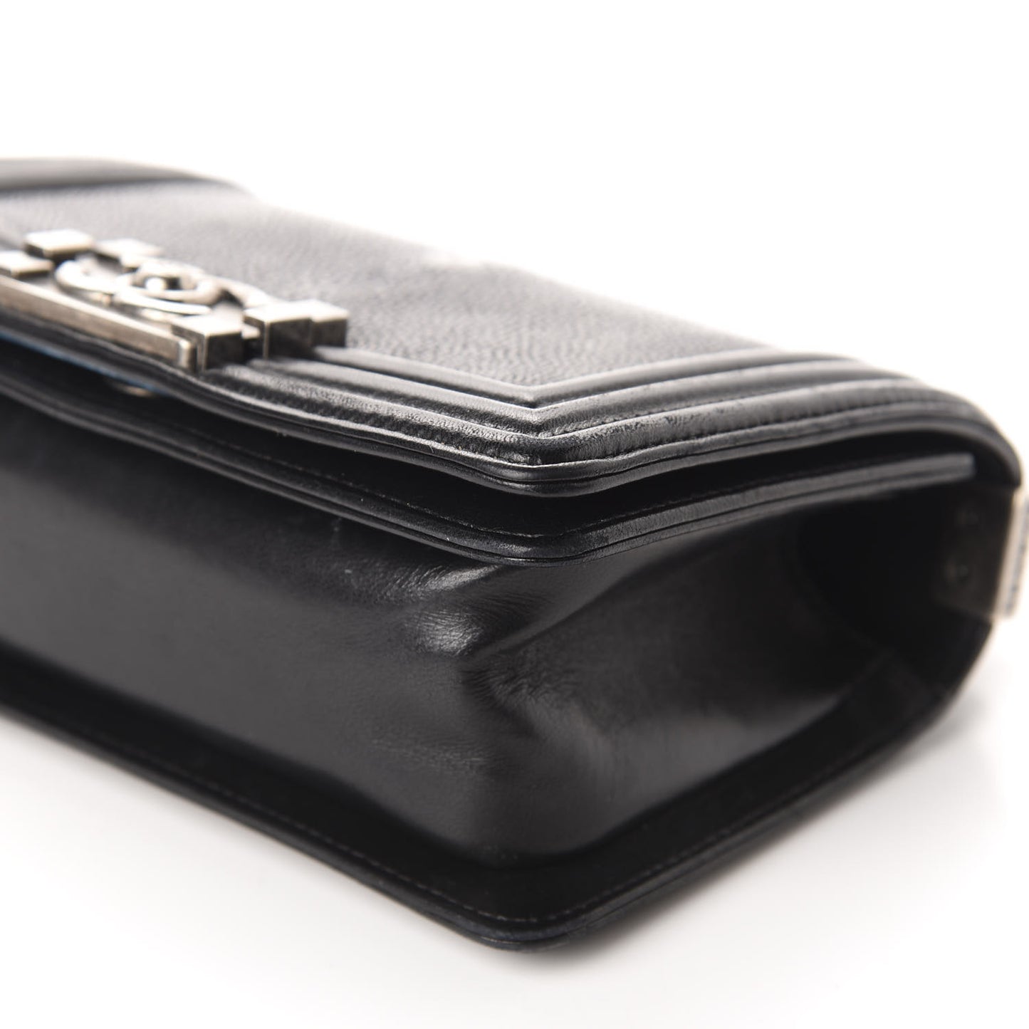 Galuchat Stingray Small Boy Flap Black