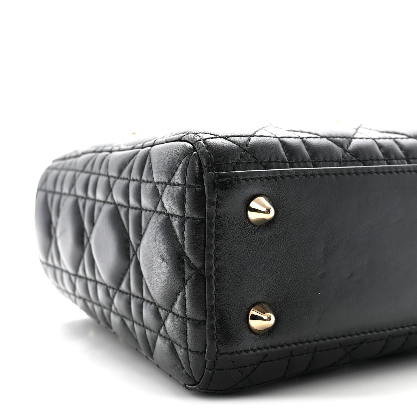 Lambskin Cannage Small My ABCDior Lady Dior Black