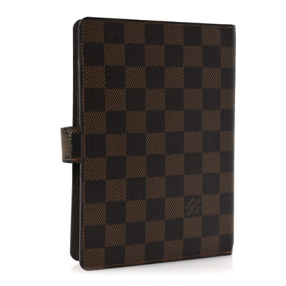 Louis Vuitton Damier Ebene Medium Ring Agenda Cover 3 of 6